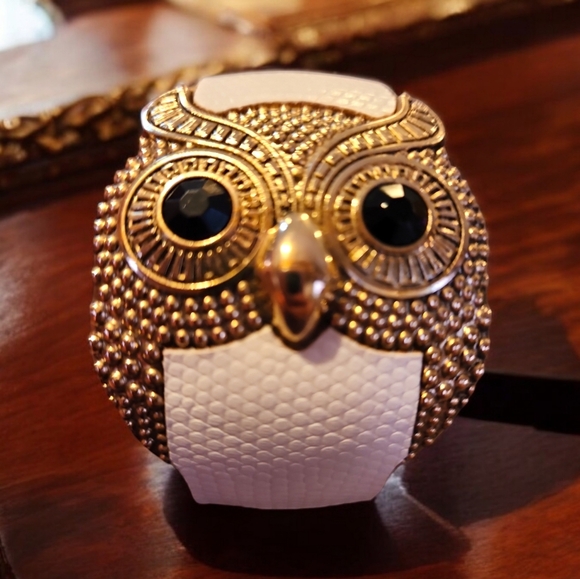 Vintage OWL Clampler Bracelet - Picture 1 of 6